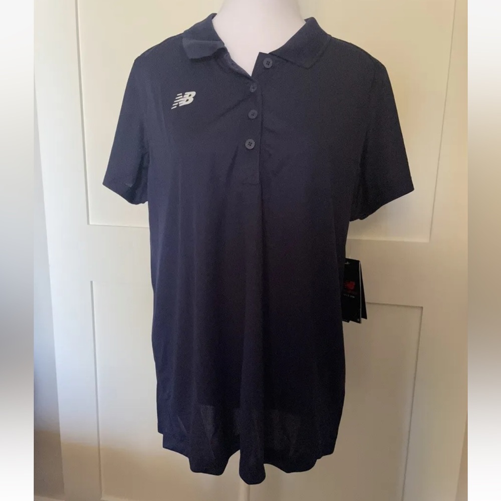 New Balance Shirts Navy Blue NWT Polo Shirts Button Down Selling as set of 2